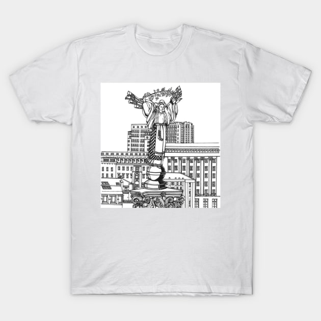 Kiev Ukraine T-Shirt by valery in the gallery